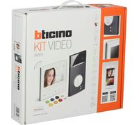Bticino Flex ONE Interphone vidéo 2 fils WLAN Set, Classe 300 X13E avec écran tactile 7 pouces, caméra grand angle 105°, ouverture de porte par transpondeur, accès sans clé, IP54, IK10, 363910
