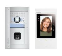 BTICINO, Flex'ONE 905285 Kit Classe 300EOS avec Netatmo & Sfera Allmetal avec Empreinte Digitale ekey, intérieur vidéo Wi-FI Intelligent avec Alexa, écran Tactile 5", Application Home + Security