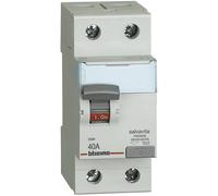 BTicino G724A40 Interrupteur Différentiel de Sécurité 2P Type A 40A DIN