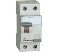 BTicino G724AC25 Interrupteur Différentiel Salvavita Type AC C25 2P 0.3A