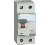 BTicino G724AC63 Interrupteur Différentiel Salvavita 2P Type AC In= 63A