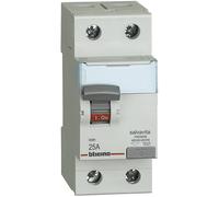 BTicino G725AC25 Interrupteur Différentiel Salvavita 2P Type AC In= 25A