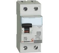 Bticino Disjoncteur à courant résiduel GC881 AC 1P+N 30 mA 10 A 4500 kA