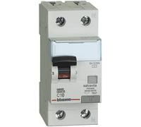 BTicino GN8813AC10 Interrupteur Magnétothermique Différentiel BTDIN60 1P+N Type
