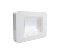 BTICINO IDROGO Solutions d'installation S28603WF Plaque IP55 3 modules - blanc