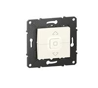 BTicino - Interrupteur individuel de volets roulants Altège avec connexion à bornes automatiques - finition Neige