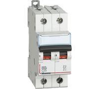 BTicino Interrupteur Magnétothermique C25 1P+N 2 Modules - 4500A FA81NC25