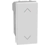 BTicino JW4037N bouton double interverrouillé 1 module blanc MatixGO
