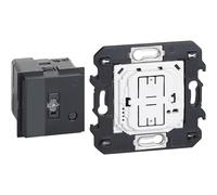 Bticino K4500C Passerelle pour le contrôle des lumières, stores, appareils électroniques connectés à des prises connectées avec l'application HOME+CONTROL ou avec la voix, Commande Entrer&Quitter
