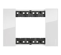 Bticino KA4803DW Living Now Plaque 3 modules glace 132 x 50 x 10 cm