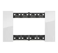 Bticino Plaque Living Now KA4804DW 4 modules de glace 147,5 x 86 x 20 mm