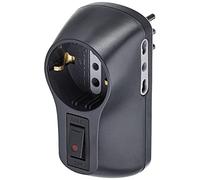 BTICINO Kit adaptateur Safe 1 prise standard allemande et 2 prises 10 A avec interrupteur de sécurité lumineux