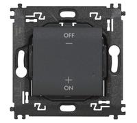 Bticino L4003CW Livinglight Commande de lumières sans fil, anthracite