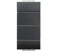 Va-et-vient 16ax 250v~ 1 module - livinglight - anthracite - btl4053an - bticino