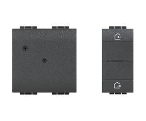 Bticino L4510C Passerelle Lumières, Volets, Prises connectées avec App Control ou Voix + Commande Scénario Entre ou Quitter sans Fil Inclus, Smart Home, LivingLight, Noir, Normal