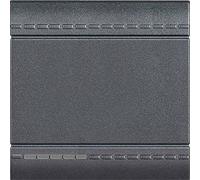 BTicino L4915M2N Manette Livinglight Neutre Type Poussoir, 2 Modules, Anthracite