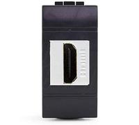 Bticino Living International / Light L4284 Prise HDMI compatible avec 1 module, couleur anthracite