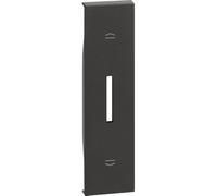 BTicino Living Now Housse pour commande de volets roulants, un module, Noir, 1 modulo