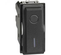 Livingnow - Interrupteur 2 Pôles 16A Noir - Bticino KG4002