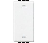 Bticino Livinglight interrupteur à double bouton blanc-N4027N
