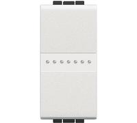 BTicino Livinglight Inverseur axial, anthracite, blanc, SN4054F
