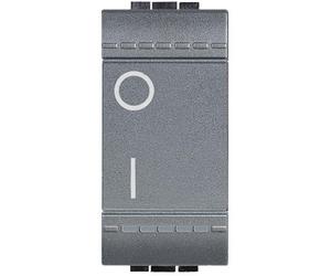 BTICINO LIVINGLIGHT L4002N CIVIL SERIES SWITCH, 2 POLES, 16A, 1 MODULE COULEUR A