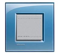 BTICINO LivingLight lna4802ad - ll-placa 2 m Bleu Deep