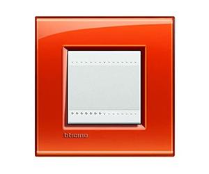 BTICINO LivingLight lna4802od - ll-placa 2 m Orange Deep