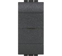 Bticino LN4003CWI Commande d'éclairage sans fil connectée Livinglight pour allumer les lumières, éteindre et régler l'intensité avec votre smartphone ou Alexa, Siri et Google Home, 1 place