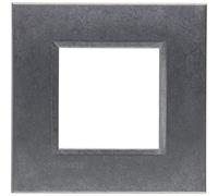 BTicino LNA4802NA Plaque Livinglight Naturalia, 2 Modules, Brut