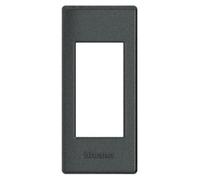 BTicino LND4811AR Plaque avec Support Livinglight Installation Profilé ou Saillie, 1 Module, Anthracite