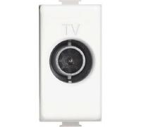 BTicino AM5202D Matix Prise TV directe, blanc, 1 m
