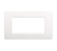 Bticino matix - Plaque 4 modules matix blanc