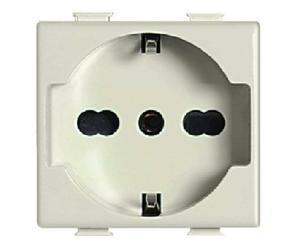 BTICINO MATIX UNEL GERMAN STANDARD SOCKET 16A IVORY A5440/16