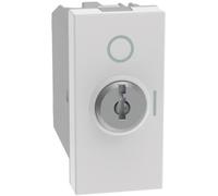 BTICINO MatixGO 1 module Blanc JW4012 Interrupteur 2P 10 AX, 250Vac à clé