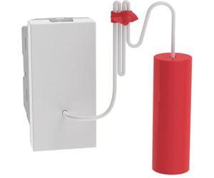 BTICINO MatixGO 1 module blanc JW4033 bouton 1P NO/NC 10 A, 250Vac à tirant