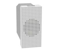 BTICINO MatixGO Avertisseur acoustique 1 module Blanc SJW4351V230F Sonnerie bronze 230Vac, 8VA, 80dB