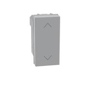 Bticino MatixGo Double Bouton Verrouillé 1 Module Gris - JG4037N