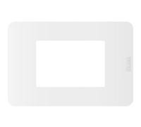 BTICINO MatixGO Plaque technopolymère Blanc JA4803JW Plaque MatixGO 3 modules