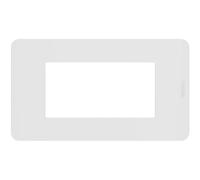 Bticino Plaque MatixGO – technopolymère 4 modules, blanc JA4804JW