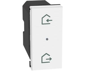 BTICINO MatixGO Smart Home Commande intelligente 1 module Blanc JW4570CWI Commande de scénario Entrer&Quitter sans fil