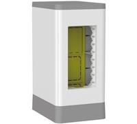 BTICINO MatixGO Tour en saillie Solutions d'installation Colonne Porte-appareils et Porte câbles Blanc S150700WF Permet Le raccordement au Sol des postes de Travail
