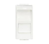 BTicino N4279C6S Prise RJ45 Livinglight, Catégorie6 STP, Blanc