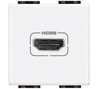 Bticino Prise HDMI N4284 – Type‑A préconnectorisée Version 2.0 – Blanc