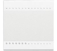 BTicino N4915LN Manette Livinglight Neutre, Type Poussoir, 1 Module, Blanc