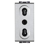 BTICINO NT4180 - LIGHT TECH - Prise 2P+T 10/16A BIPASSO