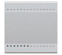 BTicino NT4915M2N Manette Livinglight Neutre Type Poussoir Tech, 2 Modules