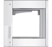 BTICINO poste de porte à cadre 1f UP ws alu 138x144x15mm