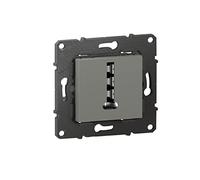 BTicino - Prise téléphone 8 contacts en T Altège - finition Nuage