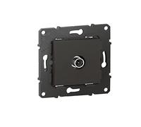 BTicino - Prise télévision simple mâle Altège - finition Nuit